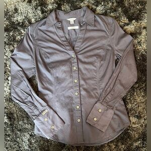 Calvin Klein XS Women’s V-Neck Button Up